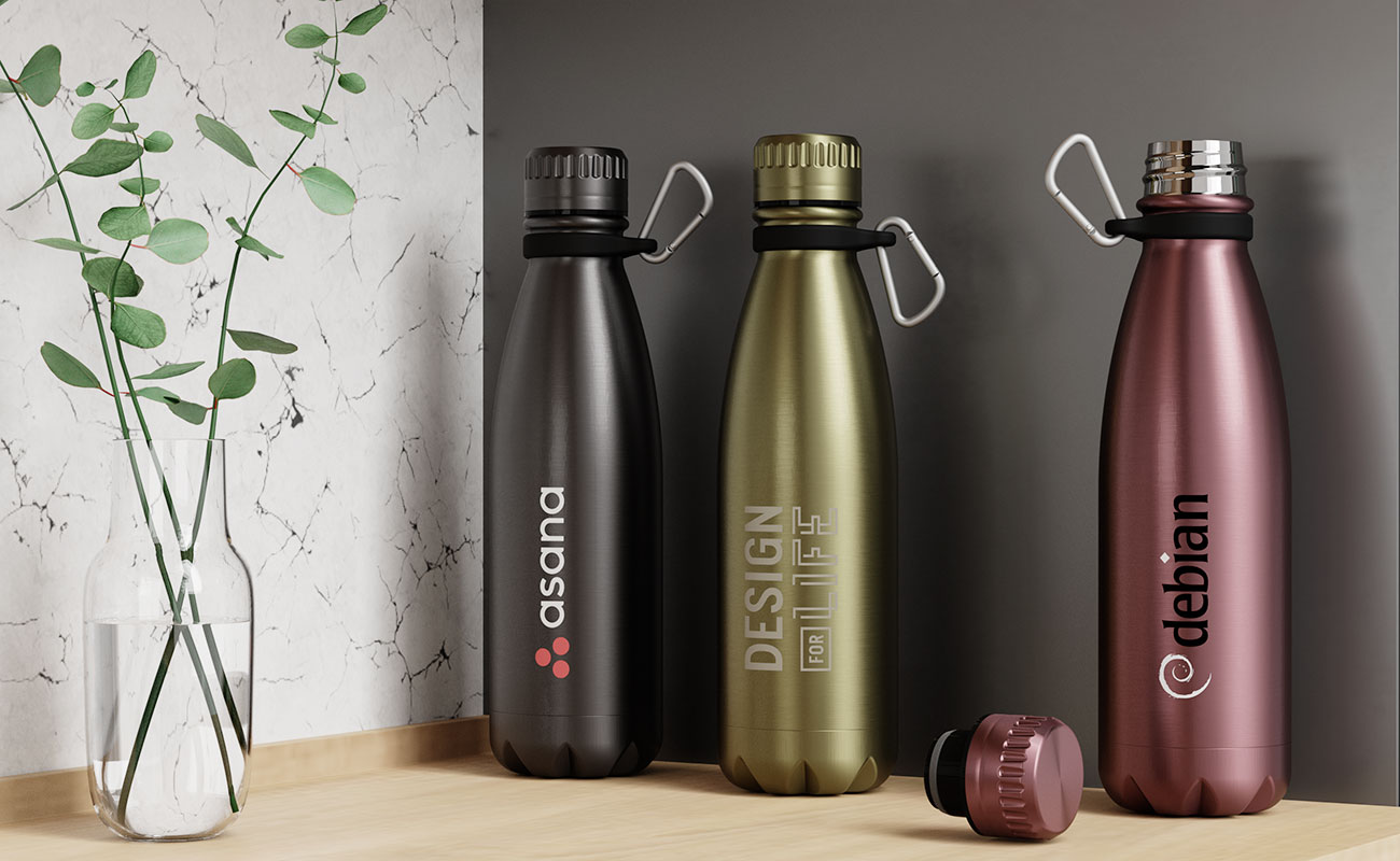 Nova Pure - Termo vandflaske med logo